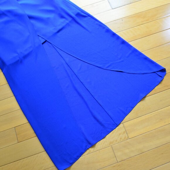 Belle Badgley Mischka Faux Wrap Long Skirt Size US 10 NWT - Picture 5 of 11